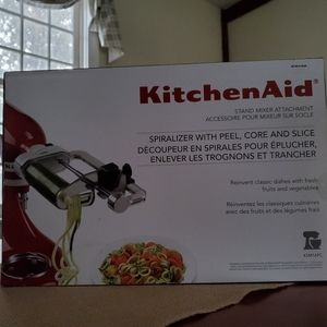Kitchenaid spiralizer attachments, NIB.